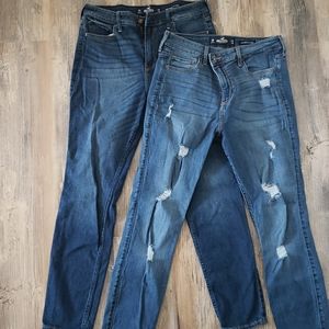 2 pairs of Hollister jeans